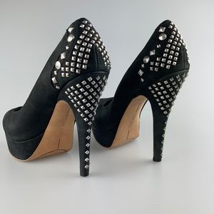 Vince Camuto platform studded stilettos